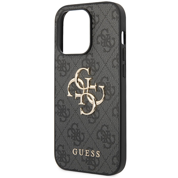 Etui Guess GUHCP15X4GMGGR iPhone 15 Pro Max 6.7" szary/grey hardcase 4G Big Metal Logo Case