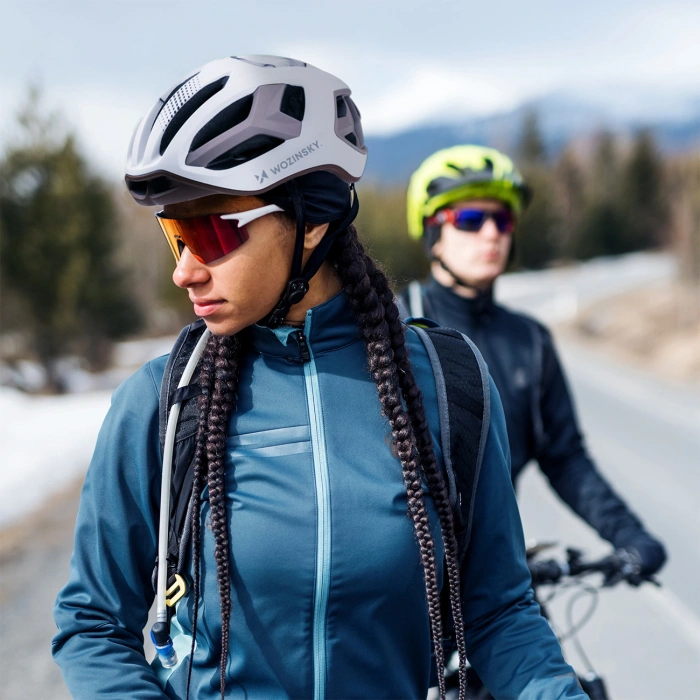 Kask rowerowy szosowy Wozinsky ultralekki M - taupe