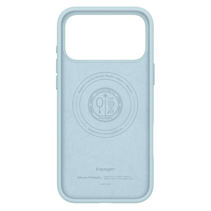 ETUI SPIGEN IPHONE 17 PRO SILICONE FIT MAG MAGSAFE MUTE BLUE