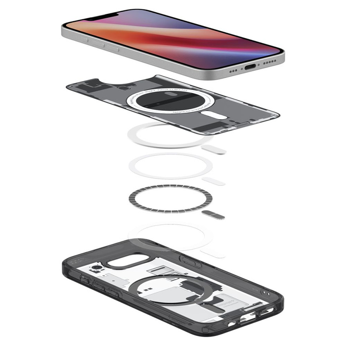 ETUI SPIGEN IPHONE 16E ULTRA HYBRID MAG MAGSAFE ZERO ONE CZARNE 