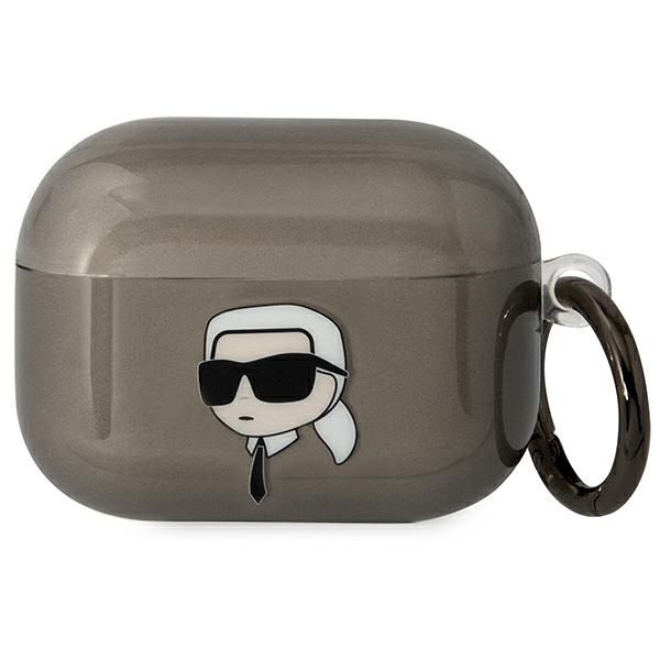Etui Karl Lagerfeld AirPods Pro cover czarny/black Karl`s Head