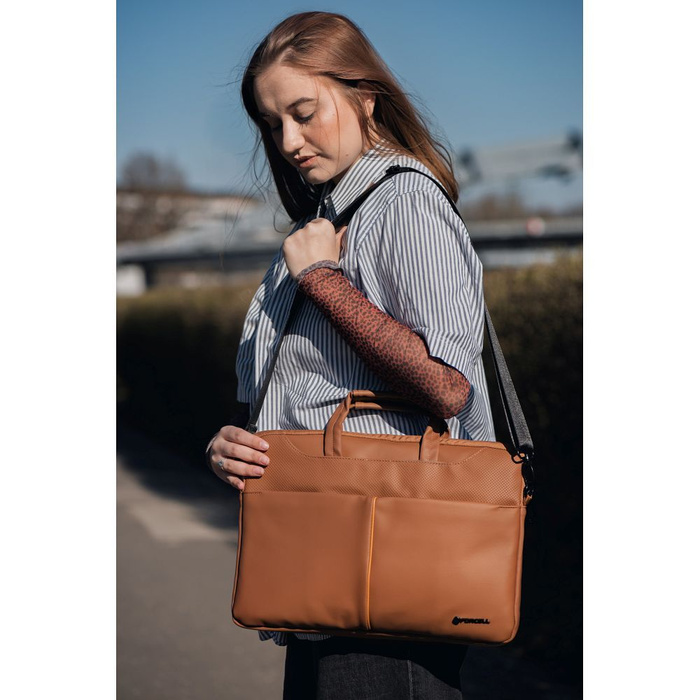 Torba na laptopa 15,6" Forcell F-Protect URBAN STYLE brązowa