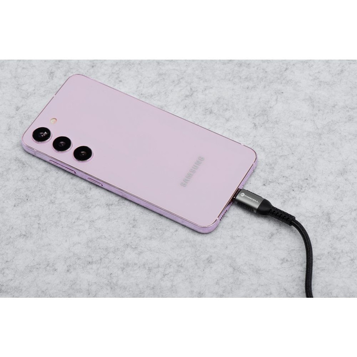 Kabel USB A do USB C Forcell F-Energy QC4.0 3A 66W Cafule 0,5 m C256 czarny