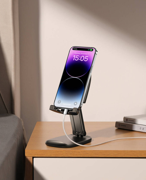 Składany stojak do telefonu tabletu z regulacją wysokości Joyroom JR-ZS371 - czarny