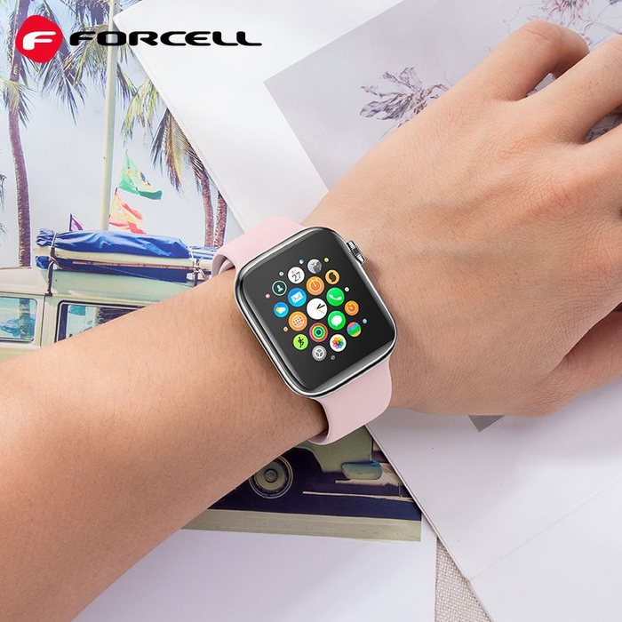 FORCELL F-DESIGN FA01 pasek do APPLE Watch 38 / 40 / 41 mm piaskowy