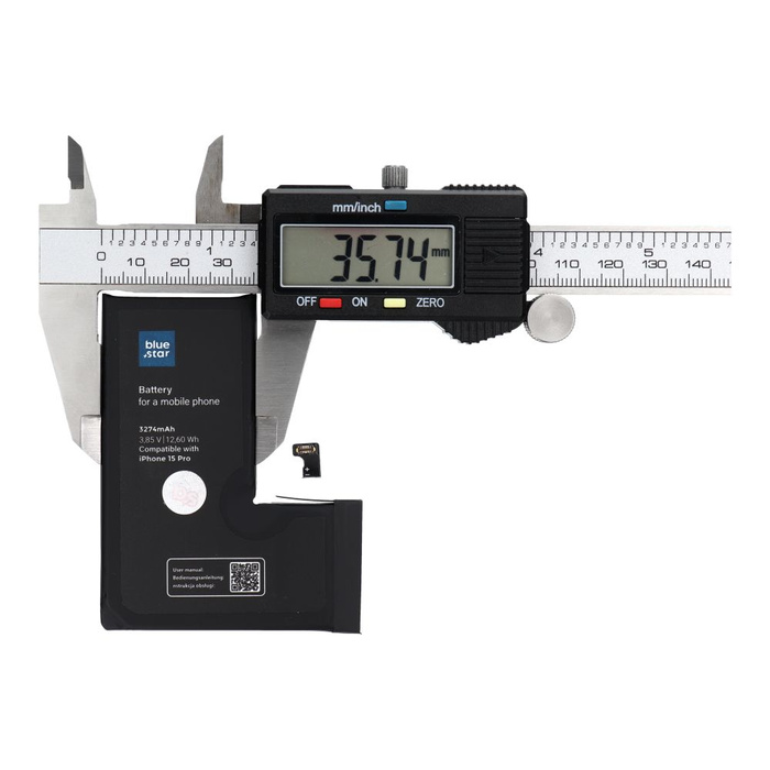 Bateria do iPhone 15 PRO 3274 mAh Blue Star HQ