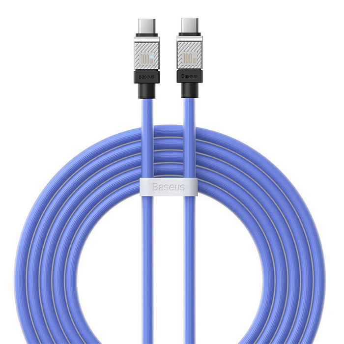 Kabel USB-C do USB-C Baseus CoolPlay 100W 2m (niebieski)