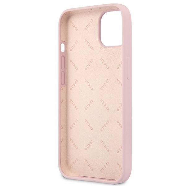 Etui GUESS Apple iPhone 13 Silicone Triangle Fioletowy Hardcase