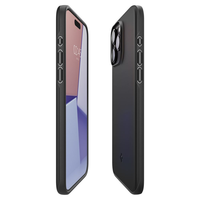 Etui iPhone 15 Pro Max Spigen Thin Fit Black Case