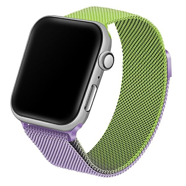 Beline pasek Apple Watch Steel38/40/41mm zielono-purpurowy green/purple