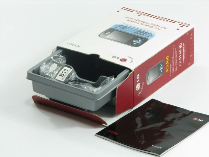 Pudełko LG KS360 CD Sterowniki Kabel Instrukcja