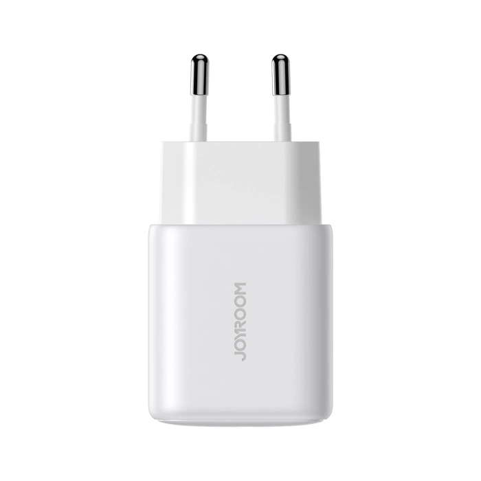 Ładowarka Joyroom JR-TCF20 sieciowa USB-C PD 20W - biała + kabel USB-C / USB-C 1m