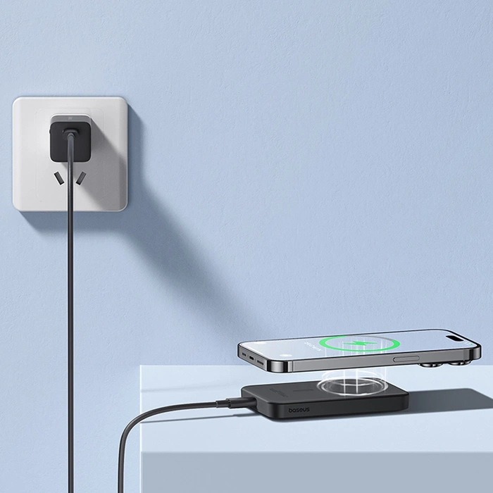 Mini powerbank Baseus 5000mAh 20W + kabel USB-C (20V/3A) - czarny