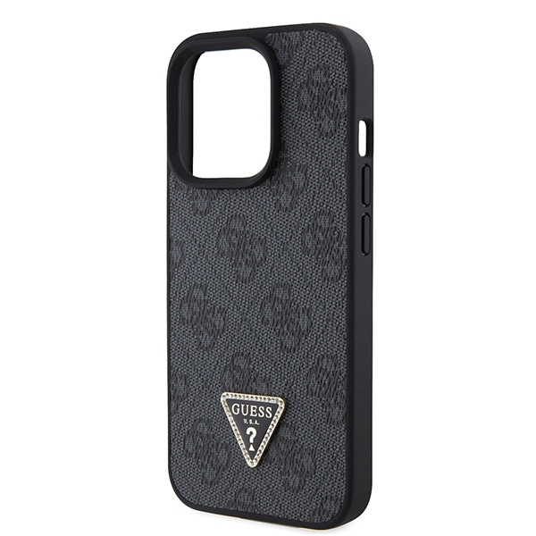 Etui Guess GUHCP15XP4TDSCPK iPhone 15 Pro Max 6.7" czarny/black hardcase Crossbody 4G Metal Logo Case