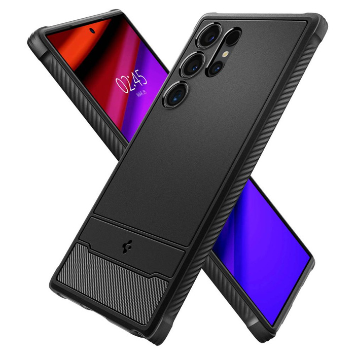 Etui Spigen Rugged Armor Samsung Galaxy S24 Ultra Matte Black Case