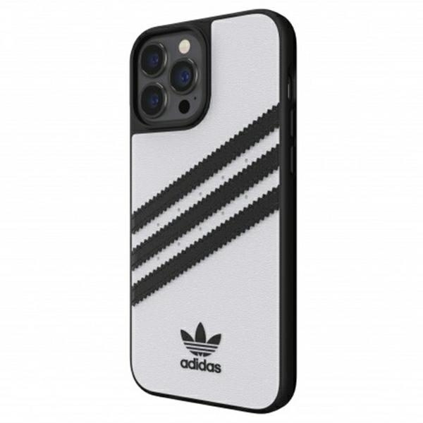 Etui Adidas OR Moulded PU iPhone 13 Pro Max 6,7" biały/white 47143