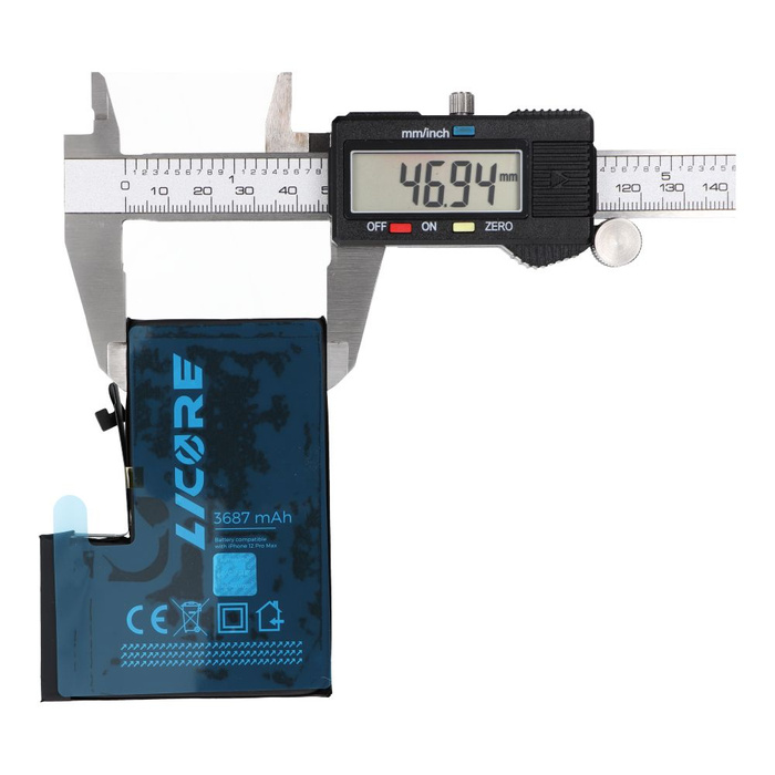 LICORE bateria do IPHONE 12 Pro Max 3687 mAh 