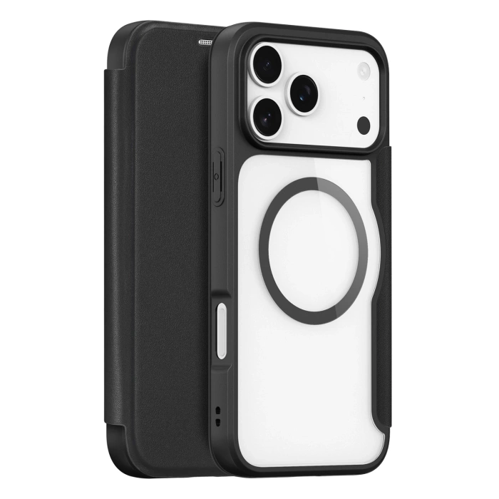 Etui Dux Ducis iPhone 17 Pro Max Skin X Pro z portfelem MagSafe Czarne