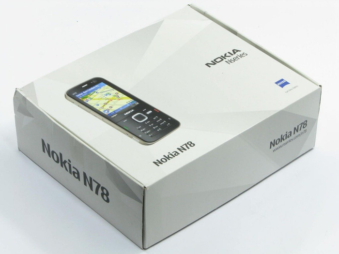 Pudełko NOKIA N78 CD, Kabel, Instrukcja
