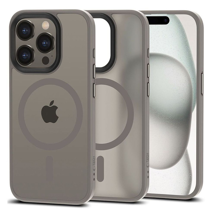 Etui Tech-protect Magmat Magsafe Iphone 15 Pro Matte Titanium Case