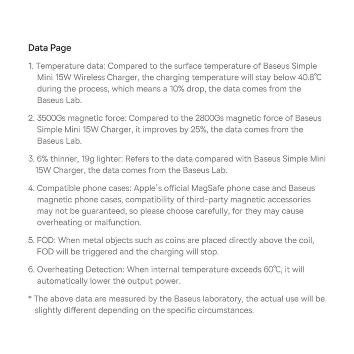 Baseus Simple Mini3 ładowarka magnetyczna MagSafe Qi 15W fioletowa 