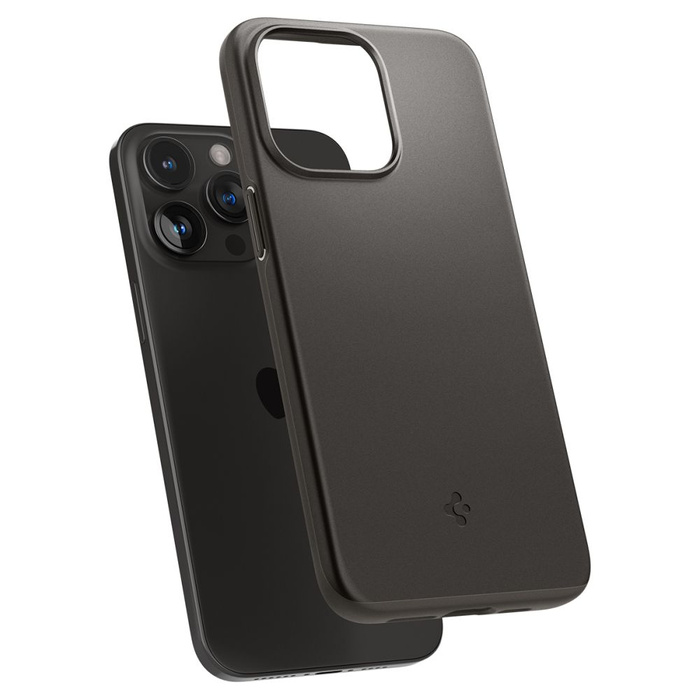 Etui Spigen Thin Fit iPhone 15 Pro Max Gunmetal Case