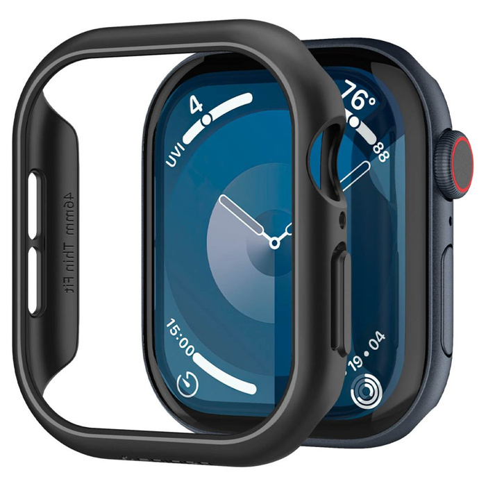 ETUI SPIGEN THIN FIT APPLE WATCH 10 (46 MM) BLACK