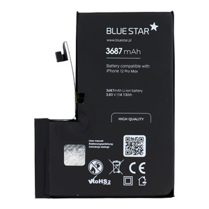 Bateria do iPhone 12 PRO MAX 3687 mAh Blue Star HQ