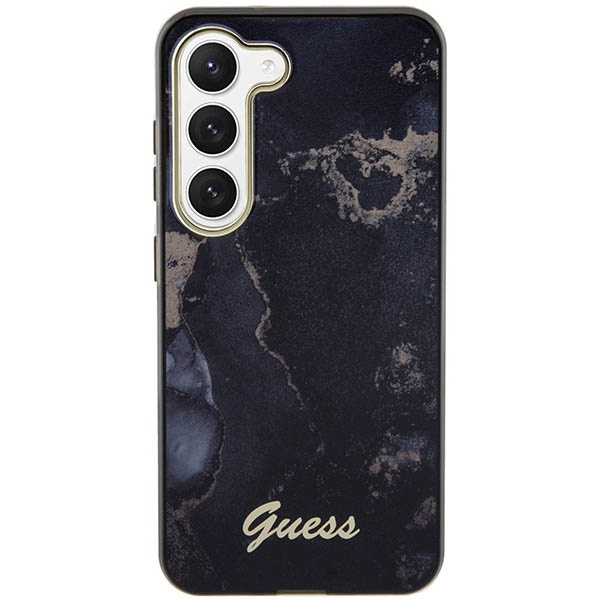 Etui Guess GUHCS23MHTMRSK S23 Plus S916 czarny/black hardcase Golden Marble Collection Case