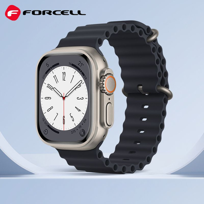 Pasek do Apple Watch Forcell F-Design FA12 dziurki silikon 38 / 40 / 41 mm niebieski