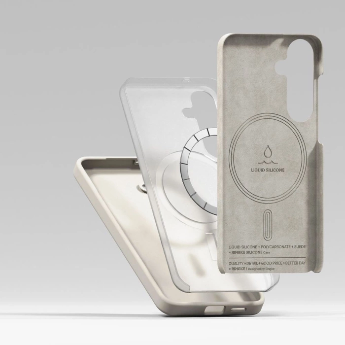 Etui RINGKE SILICONE MAGNETIC MAGSAFE GALAXY S25+ PLUS STONE