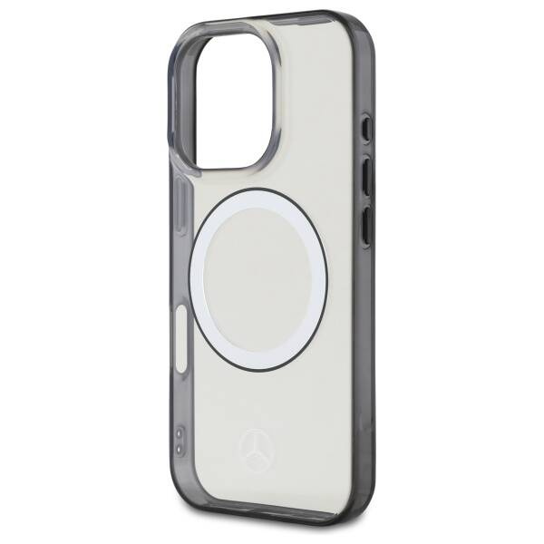 Etui Mercedes iPhone 16 Pro Max 6.9" transparent hardcase Printed logo MagSafe