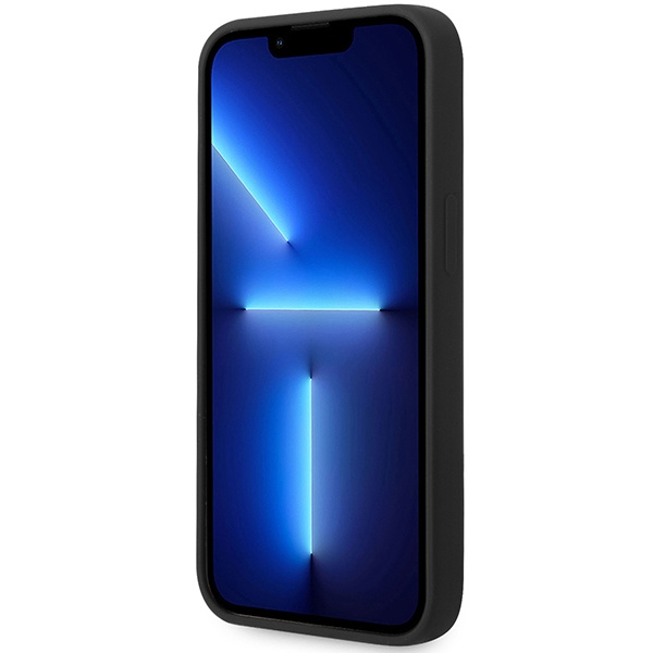 Etui Bmw Bmhcp15ssilbk Iphone 15 / 14 / 13 6.1" Czarny/black Hardcase Silicone Metal Logo Case