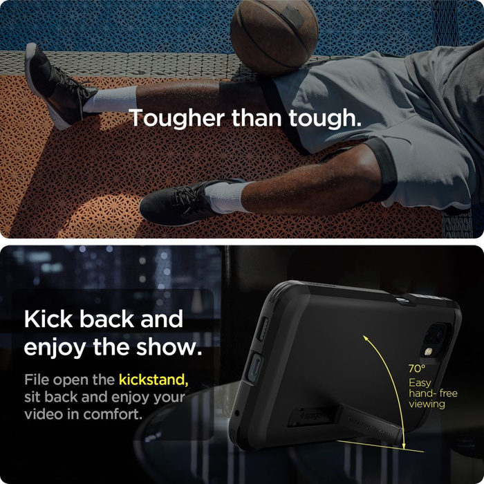 ETUI SPIGEN TOUGH ARMOR GALAXY XCOVER 6 PRO BLACK CASE