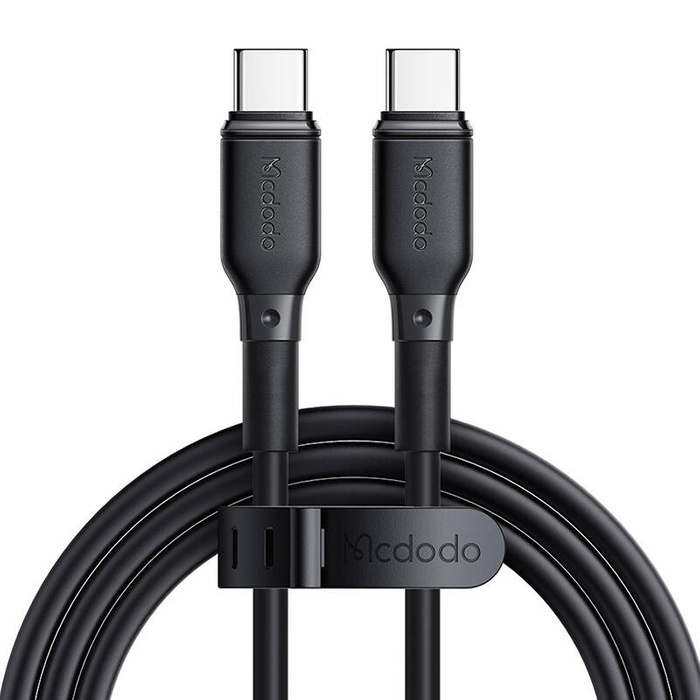 Ładowarka sieciowa GaN Mcdodo CH-1543, 2x USB-C, 1x USB, 67W + kabel USB-C do USB-C 2m (czarna)