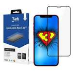 Szkło Hartowane 3MK Apple iPhone 12 Pro Max 6,7 HG Max Lite Czarny Glass