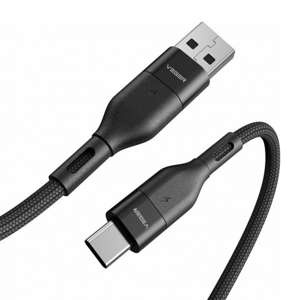Kabel USB A do Typ C VEGER PD 5A 100W AC03 1,2 m czarny
