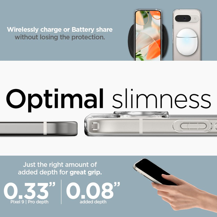 Etui SPIGEN ULTRA HYBRID GOOGLE PIXEL 9 / 9 PRO CRYSTAL CLEAR