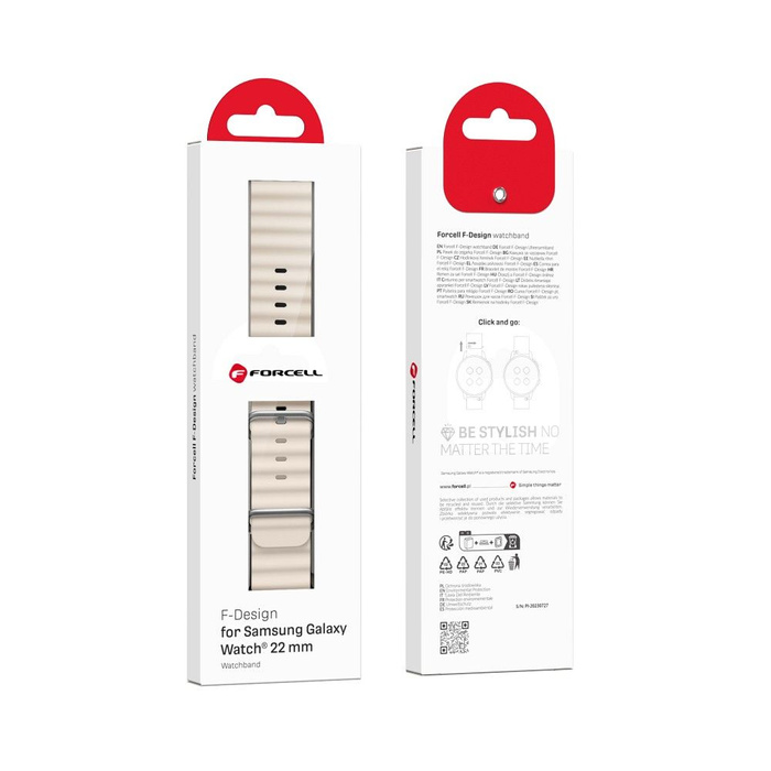 FORCELL F-DESIGN FS01 pasek do SAMSUNG Watch 22 mm gwiezdny