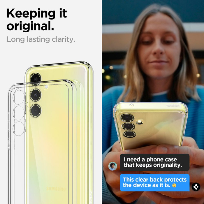 Etui Spigen Ultra Hybrid Samsung Galaxy A35 5g Crystal Clear Case