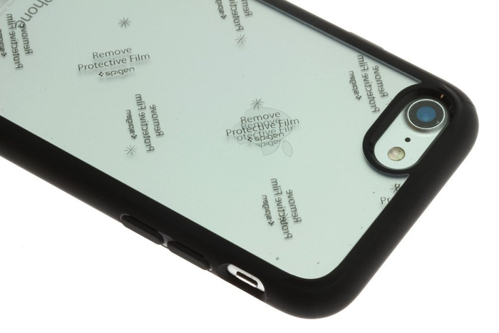 Etui iPhone 7 8 SE 2020 Spigen Ultra Hybrid Black Czarne Case Apple