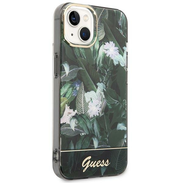 Etui GUESS Apple iPhone 14 Plus Jungle Collection Zielony Hardcase