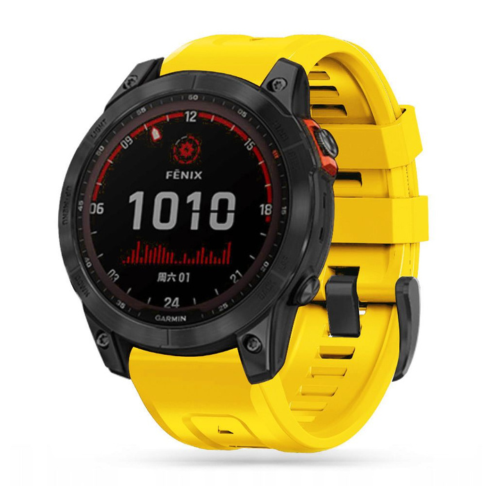 PASEK TECH-PROTECT ICONBAND GARMIN FENIX 5 / 6 / 6 PRO / 7 YELLOW