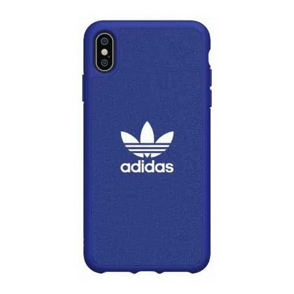 Etui ADIDAS Apple iPhone Xs Max Moulded Canvas Niebieski Case