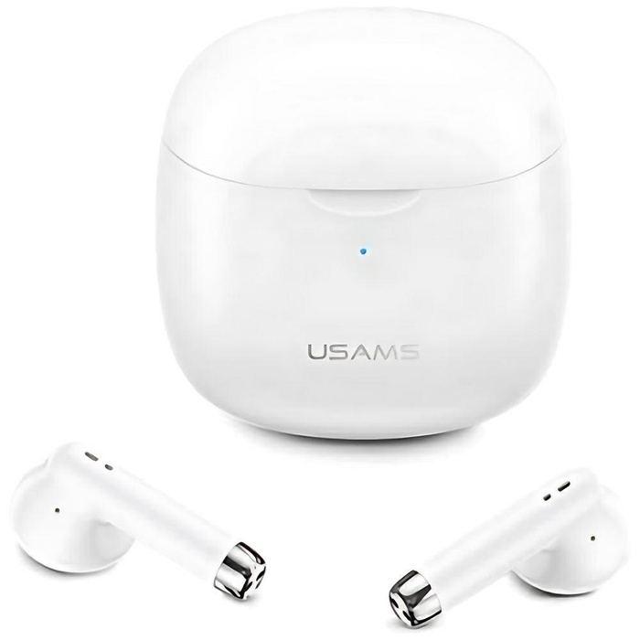 Słuchawki USAMS Bluetooth 5.0 TWS IA Series Bezprzewodowe Biały