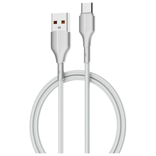 Beline Kabel 25W USB-A/USB-C 2m          biały/white BLNCWC02