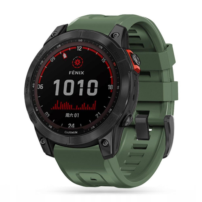 PASEK TECH-PROTECT ICONBAND GARMIN FENIX 3 / 5X / 3HR / 5X PLUS / 6X / 6X PRO / 7X ARMY GREEN