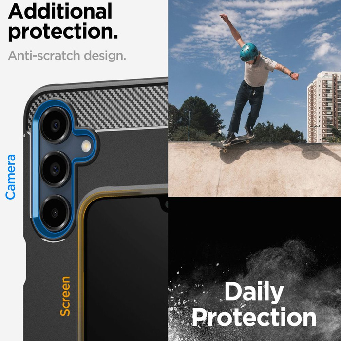 ETUI SPIGEN RUGGED ARMOR GALAXY A16 4G / 5G MATTE BLACK