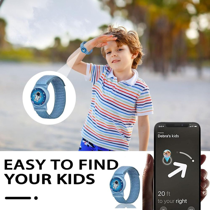 TECH-PROTECT NYLON FOR KIDS APPLE AIRTAG 1 / 2 ASTRONAUT