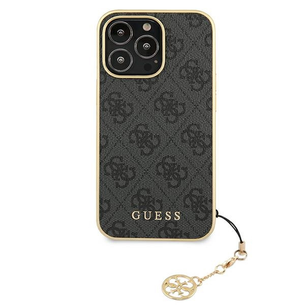 Etui GUESS Apple iPhone 13 Pro Max 4G Charms Collection Szary Hardcase